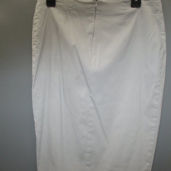 ASOS Women's Skirt Size 10 Gray Color Zipper Back Women's Skirt - Picture 7 of 10